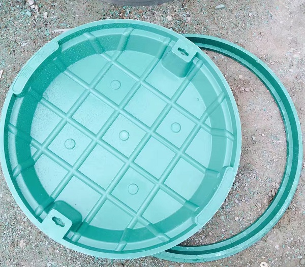 復合樹脂草坪井，植草井蓋，高分子花盆井蓋圖片