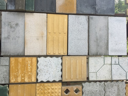 水泥彩磚圖片，混凝土水泥彩磚圖片