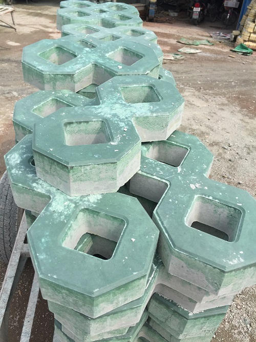 水泥彩磚圖片，混凝土水泥彩磚圖片