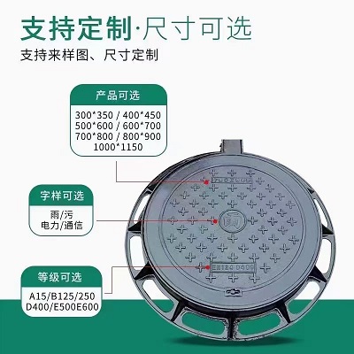 鑄鐵井蓋圖片