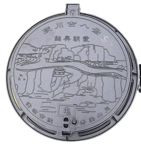 藝術(shù)井蓋圖片
