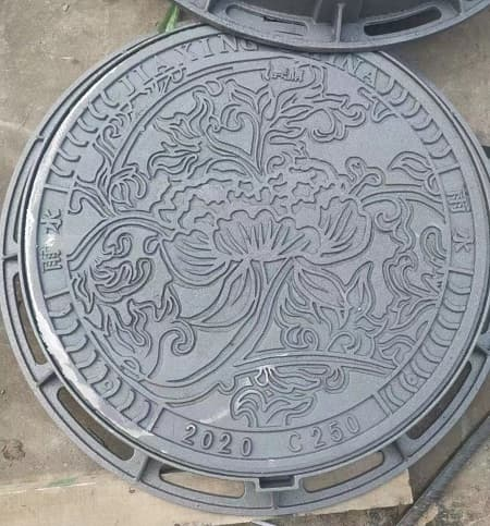 球墨鑄鐵藝術(shù)井蓋