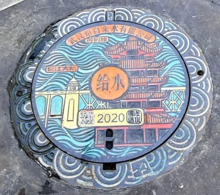 球墨鑄鐵藝術(shù)井蓋