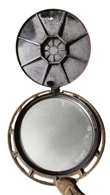 球墨鑄鐵雙層井蓋，鑄鐵雙層井蓋